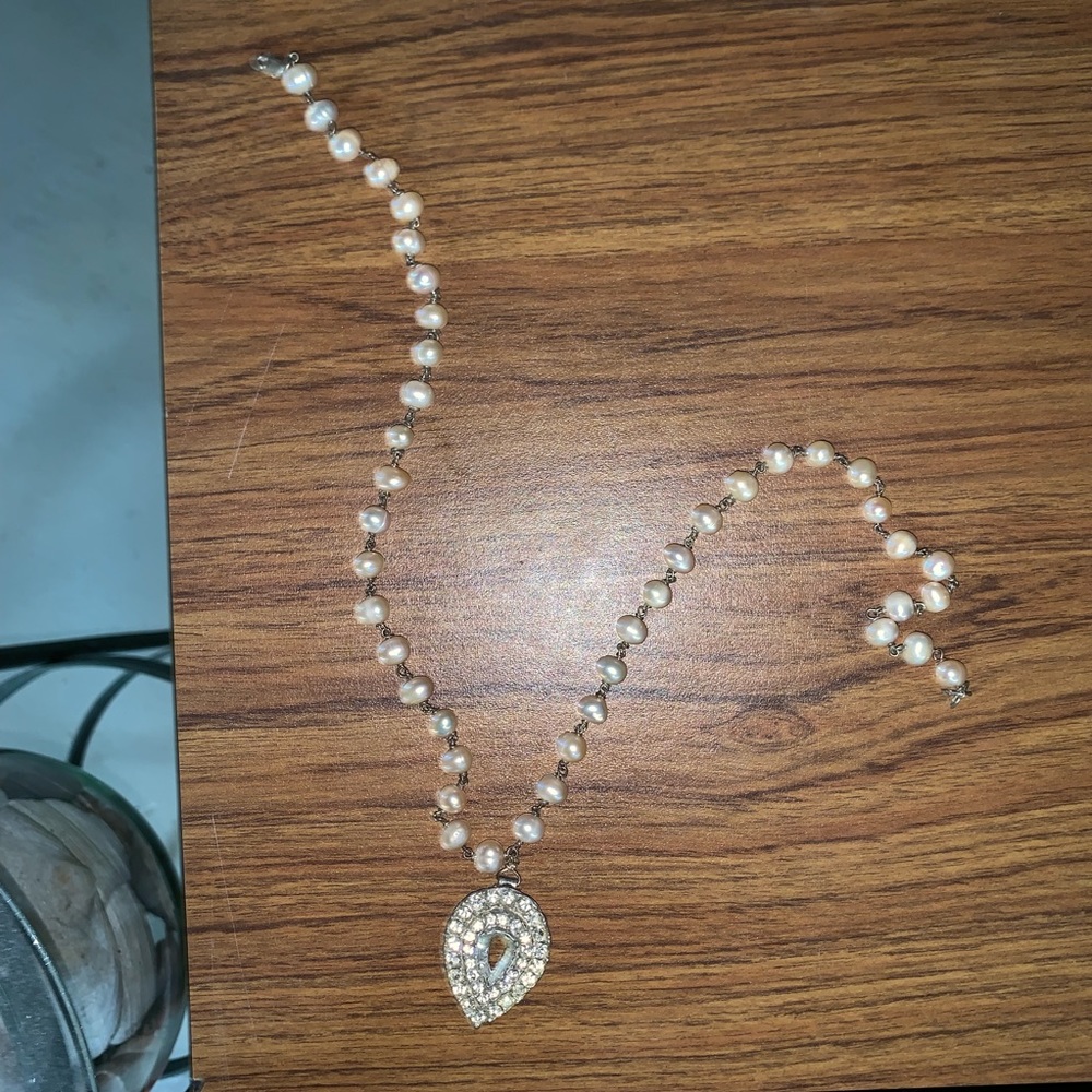 Pearl Necklace with Pendant